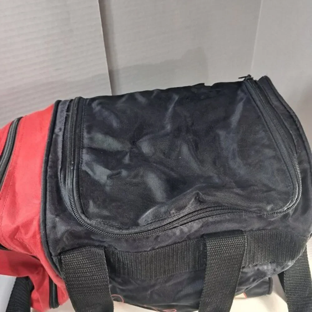 Nascar Men's Black and Red Bag